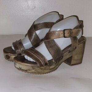 BED STU Lara Platform Wedge Sandals, Size 9.5